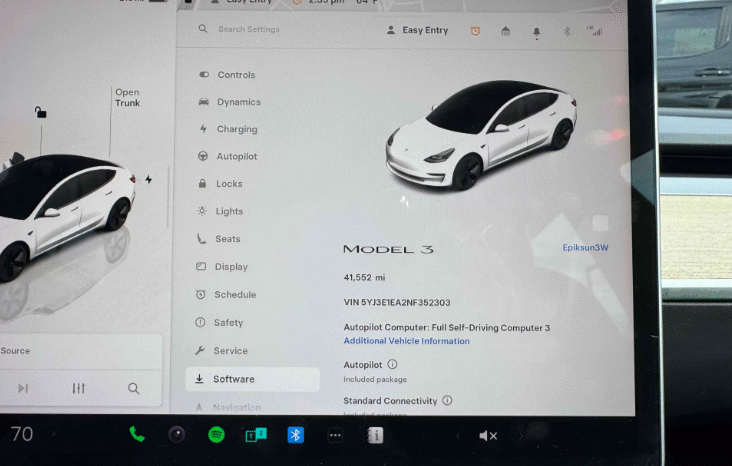 
								2022 Tesla Model 3 full									